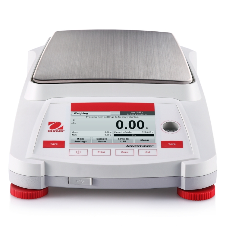 Ohaus AX12001/E Adventurer Precision Balance, 12,000 g x 0.1 g