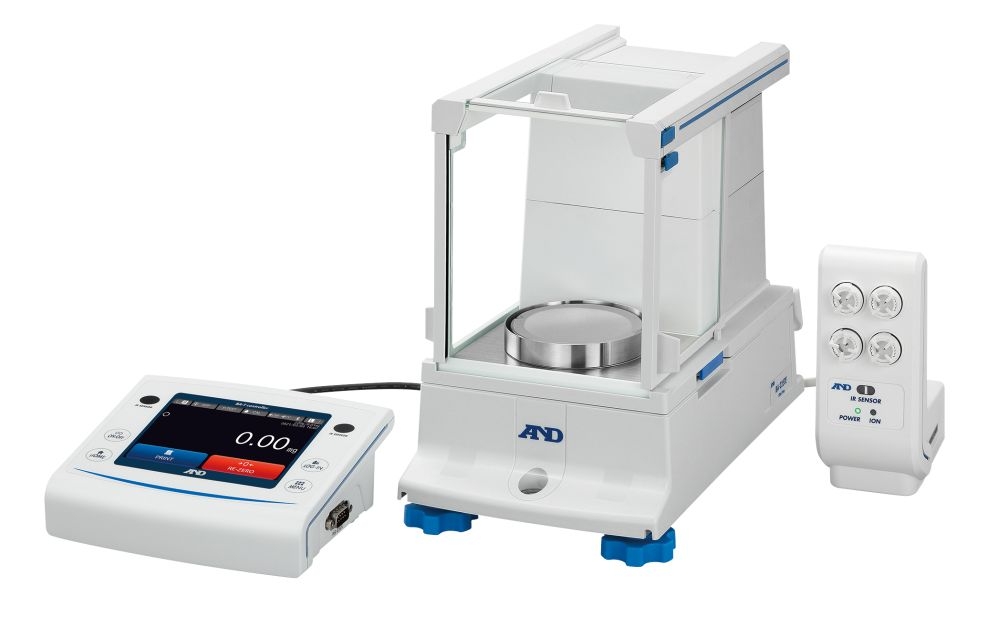 A&D Borealis Series BA-225TE Semi-Micro Balance, 220 g x 0.01 mg, with Internal Calibration and External Ionizer
