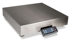Rice Lake Weighing BenchPro BP-S Series Shipping Bench Scale, 150 lb x 0.05 lb, 12" x 16" stainless steel platter, NTEP approved