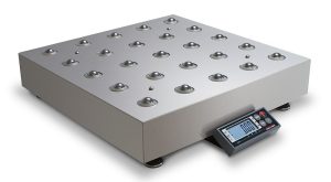 Rice Lake Weighing BenchPro BP-SB Series BP 1818-50S Shipping Bench Scale, 100 lb x 0.02 lb, 18" x 18" stainless steel ball top shroud, NTEP approved