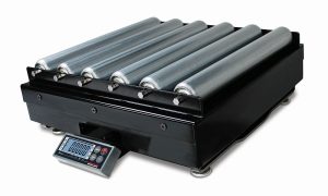 Rice Lake Weighing BenchPro BP-SR Series BP 1216-75S Shipping Bench Scale, 150 lb x 0.05 lb, 12" x 16" stainless steel roller conveyor, NTEP approved