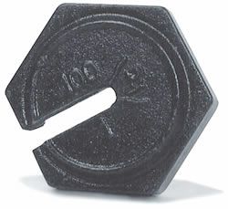 Rice Lake Weighing 200 kg x 2 kg ASTM Class 7 Hexagon Slotted Counterpoise Weight