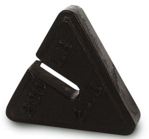 Toledo 200 lb x 2 lb ASTM Class 7 Triangle Slotted Counterpoise Weight (Toledo PN 49869)