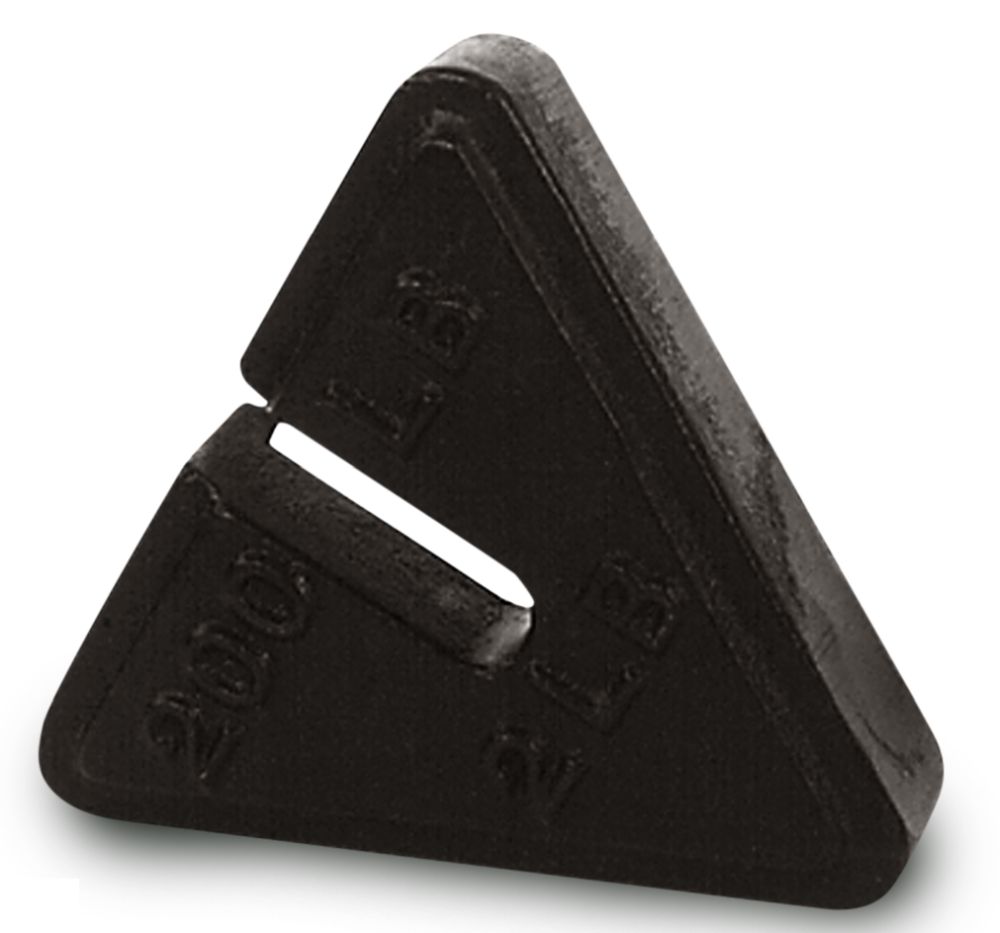 Toledo 200 lb x 2 lb ASTM Class 7 Triangle Slotted Counterpoise Weight (Toledo PN 49869)