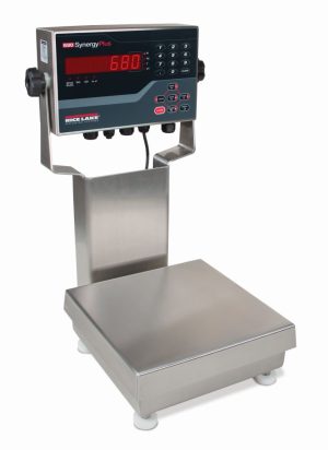Rice Lake Weighing Ready-n-Weigh System CW-90B Bench Scale with 680 Synergy indicator, 25 lb capacity, 12" x 12" platform, NTEP approved