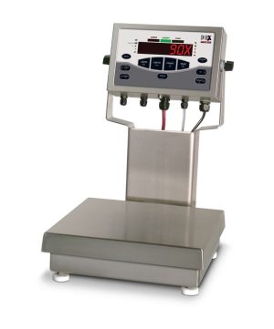 Rice Lake Weighing CW-90X Series Washdown Over/Under Checkweigher, 10 lb x 0.002 lb, 10" x 10" platform, 115VAC, NTEP approved