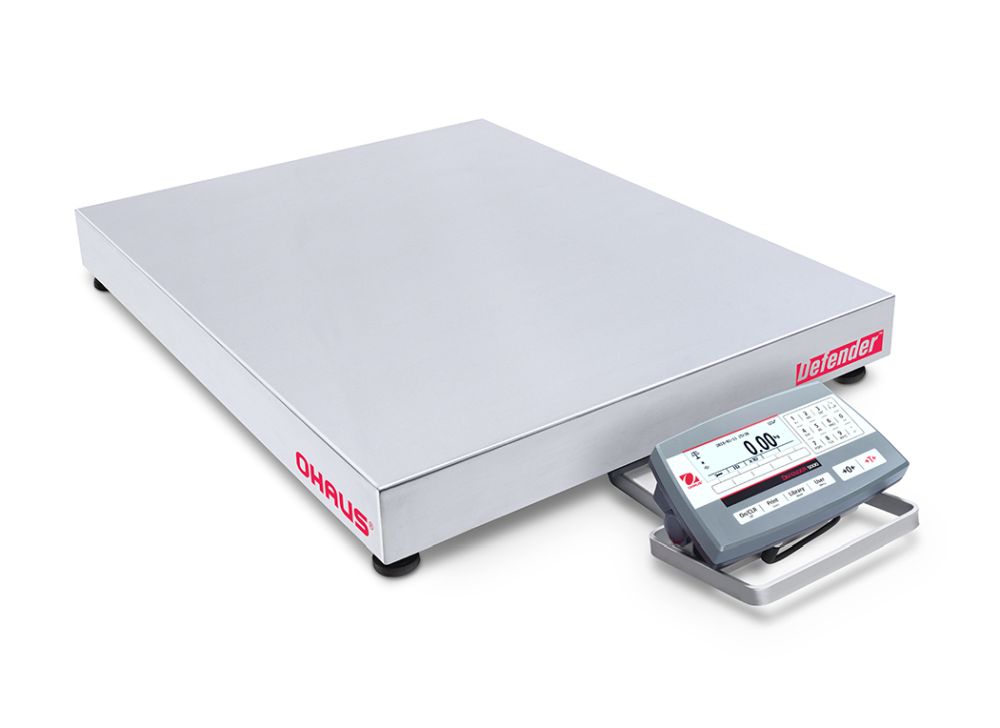 Ohaus D52P50RQV5 Defender 5000 Low Profile Bench Scale with ABS Indicator, 100 lb x 0.02 lb, NTEP Certified