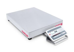 Ohaus D52XW50WTX5 Defender 5000 Low Profile Washdown Bench Scale, 100 lb x 0.02 lb, NTEP Certified