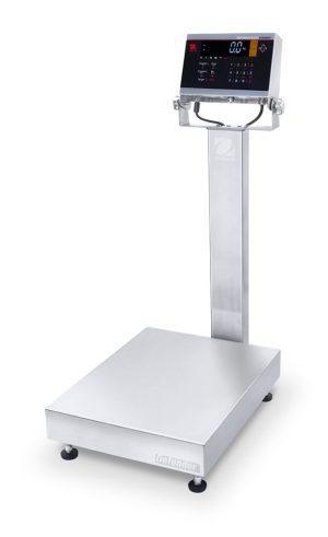 Ohaus D61XWE150K1L7 Defender 6000 Column Mount Extreme Washdown Bench Scale, 300 lb x 0.1 lb, NTEP Certified