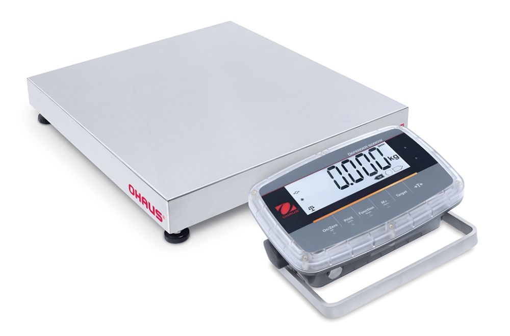 Ohaus D61PW25WQL5 Defender 6000 Hybrid Front Mount Washdown Bench Scale, 50 lb x 0.01 lb, NTEP Certified
