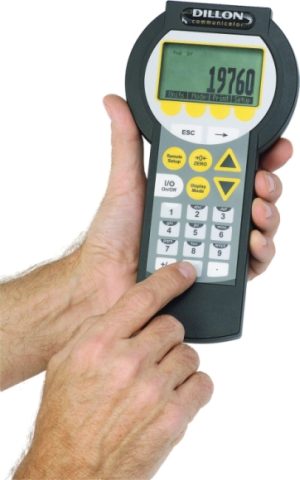 Communicator with radio and backlight