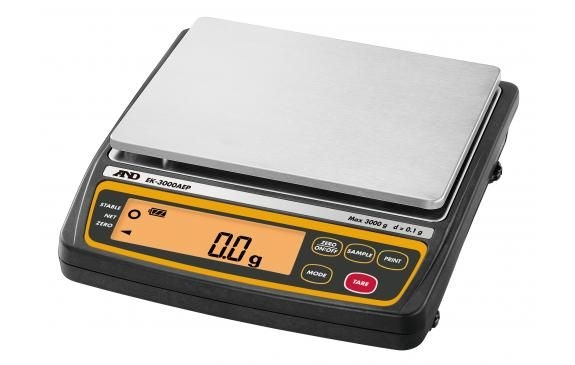 A&D EK-3000AEP Intrinsically Safe Compact Bench Scale, 3000 g x 0.1 g
