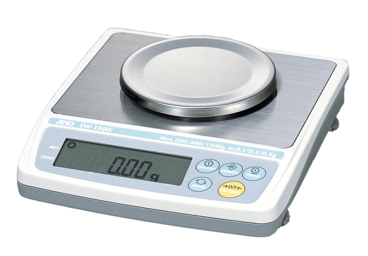 A&D Everest Series EW-150i Compact Balance, 30/60/150 g x 0.01/0.02/0.05 g