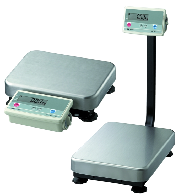 A&D FG-K Series FG-150KBM High Resolution Bench Scale, 300 lb x 0.02 lb