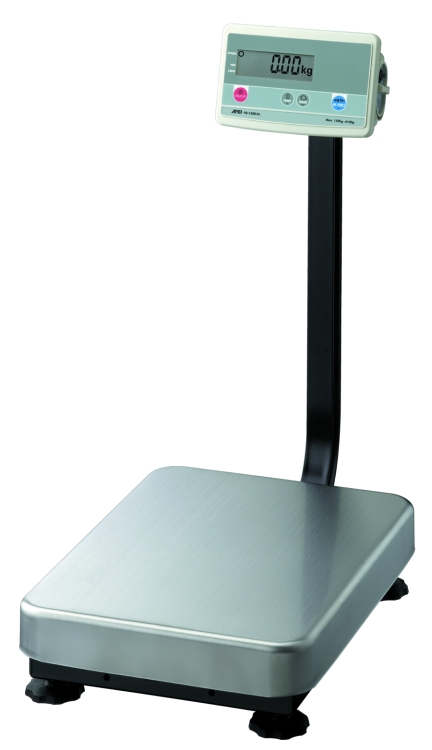 A&D FG-K Series FG-200KAL High Resolution Bench Scale with column, 400 lb x 0.02 lb