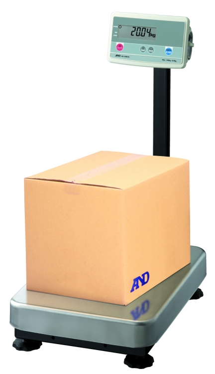 A&D FG-K Series FG-200KAL High Resolution Bench Scale with column, 400 lb x 0.02 lb