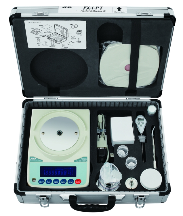 A&D FX-300i-PT Pipette Tester, 320 g x 1 mg