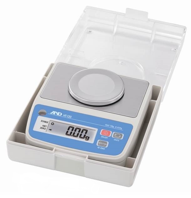 A&D HT Series HT-120 Compact Scale, 120 g x 0.01 g