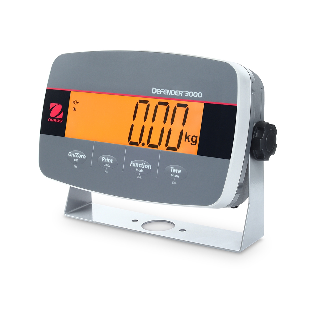 Ohaus D33P75B1L2 Defender 3000 Column Mount Bench Scale, 150 lb x 0.05 lb, NTEP Certified