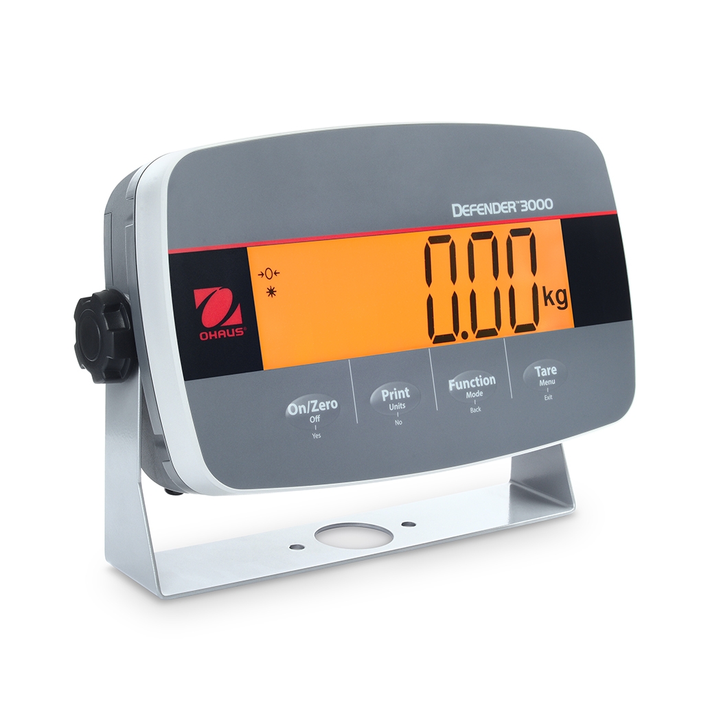 Ohaus D33P15B1R1 Defender 3000 Column Mount Bench Scale, 30 lb x 0.01 lb, NTEP Certified