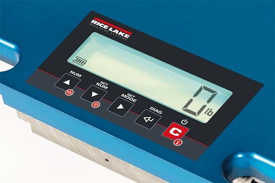 Rice Lake Weighing Load Ranger RF-MD Wireless Wheel Pad Scale, 13,200 lb x 5 lb (each pad sold individually)