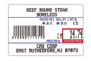 58 x 40 mm, UPC labels, 700 per roll, 12 rolls per case (CAS-PN LST-8010)