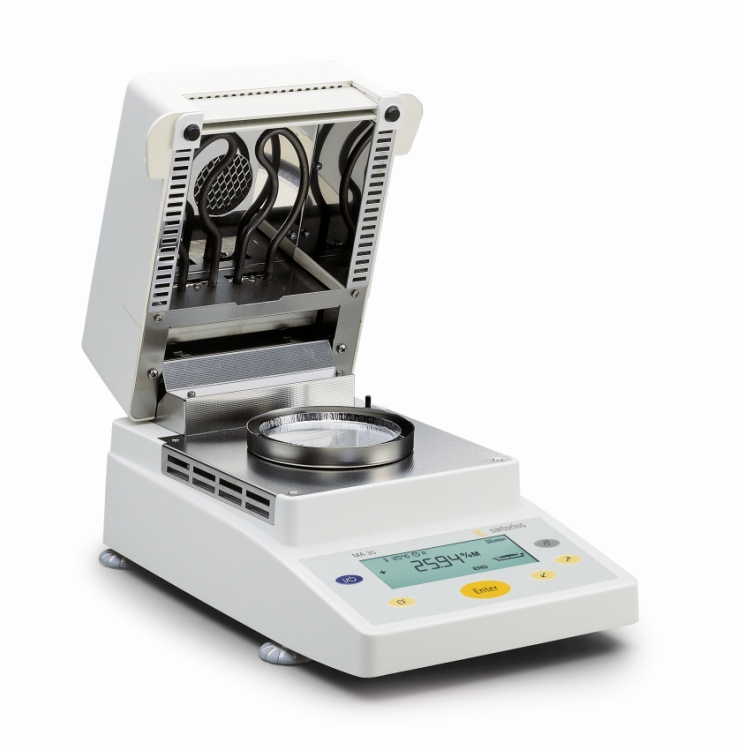 Sartorius MA35M-115US Infrared Moisture Analyzer, 35 g x 1 mg / 0.01%