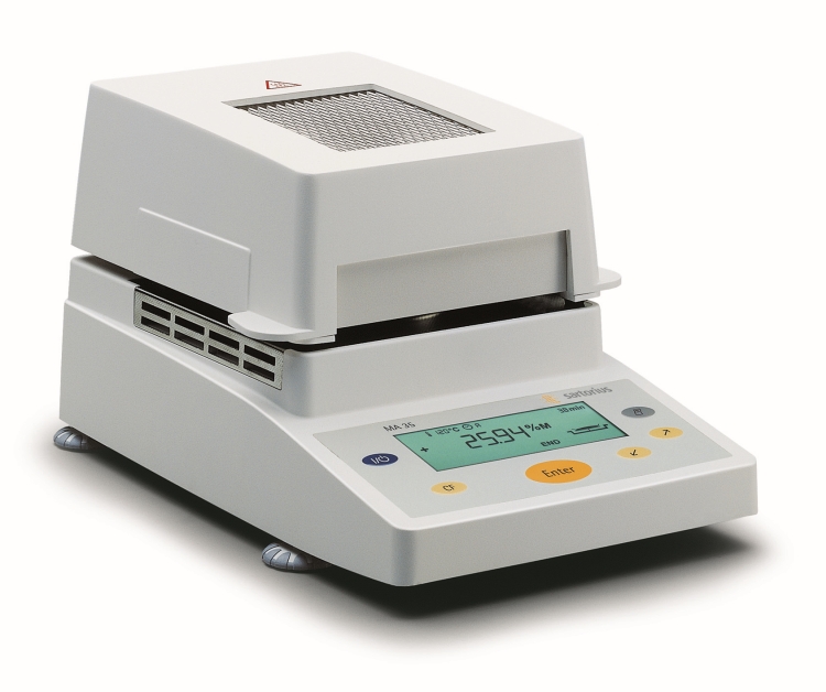Sartorius MA35M-115US Infrared Moisture Analyzer, 35 g x 1 mg / 0.01%