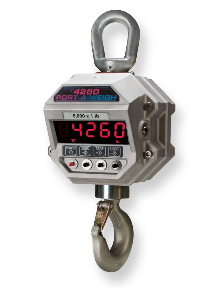 MSI-4260C Port-A-Weigh Industrial Crane Scale, 50,000 lb x 10 lb, NTEP Certified
