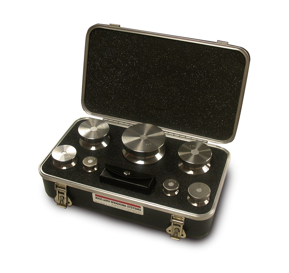 Rice Lake Weighing 10 lb - 1/32 oz (21 lb) ASTM Class 5 Weight Set with Accredited Certificate