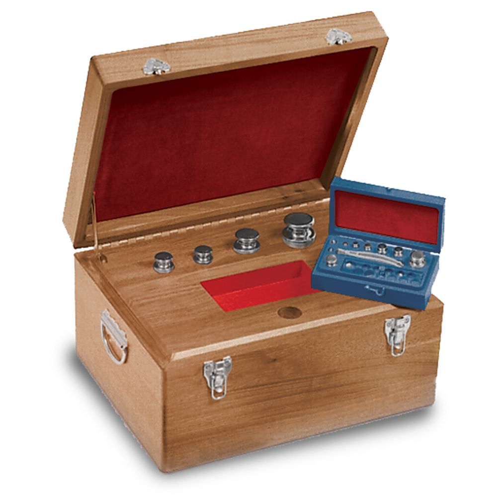 Rice Lake Weighing 5 kg - 1 g (11.11 kg) Precision Laboratory OIML Class F1 Weight Set with Accredited Certificate