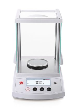 Ohaus PR124 PR Series Analytical Balance with InCal and draftshield, 120 g x 0.0001 g