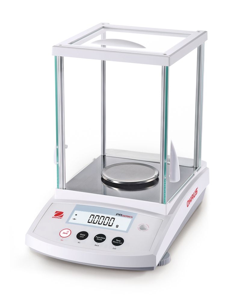 Ohaus PR224/E PR Series Analytical Balance with draftshield, 220 g x 0.0001 g
