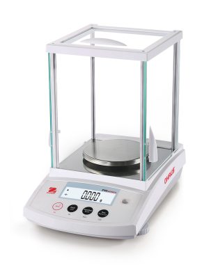Ohaus PR523N PR Series Analytical Balance with InCal and draftshield, 520 g x 0.01 g, NTEP Certified