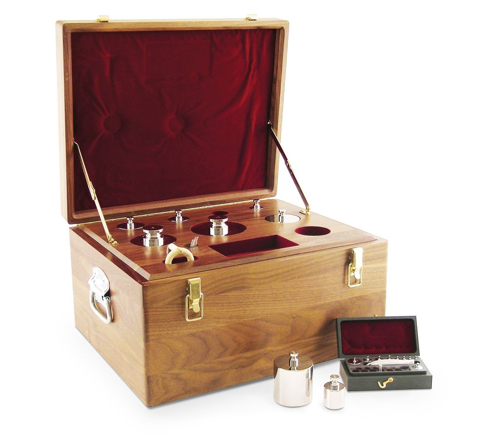 Rice Lake Weighing 10 kg - 1 g (22.221 kg) Precision Laboratory ASTM Class 1 Weight Set (5-3-2-1) with Accredited Certificate