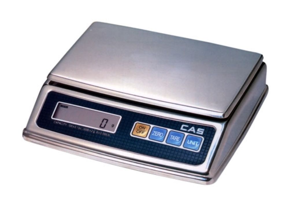 CAS PW-II Series PW2-20LB Portion Control Scale, 20 lb x 0.01 lb