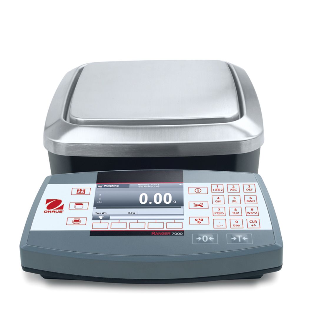 Ohaus R71MHD3 Ranger 7000 Counting Scale, 6 lb x 0.0002 lb, NTEP Certified with InCal