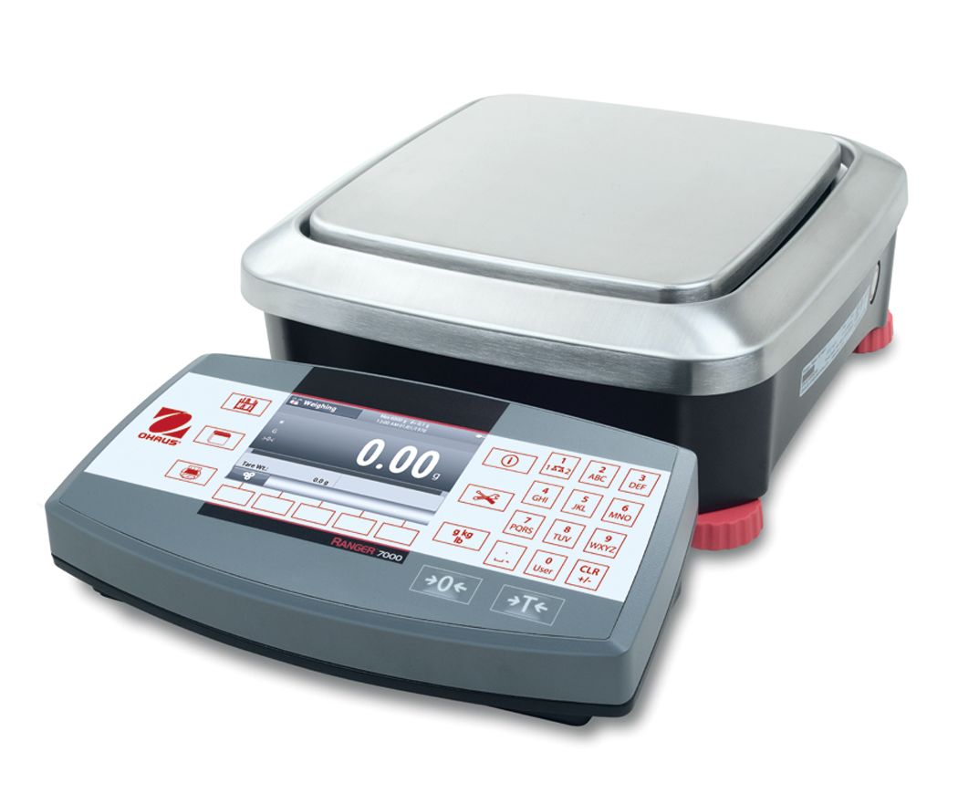 Ohaus R71MHD6 Ranger 7000 Counting Scale, 15 lb x 0.0005 lb, NTEP Certified with InCal