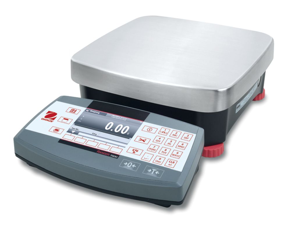Ohaus R71MD6 Ranger 7000 Counting Scale, 15 lb x 0.002 lb, NTEP Certified