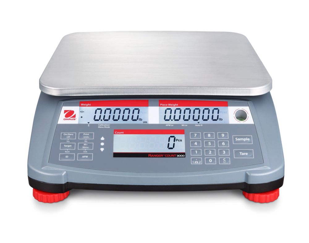 Ohaus RC31P15 Ranger 3000 Counting Scale, 30 lb x 0.01 lb, NTEP Certified
