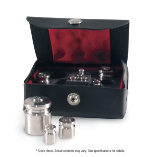 Rice Lake Weighing 0.2 lb - 0.001 lb (0.61 lb) ASTM Class 5 Weight Set with Accredited Certificate