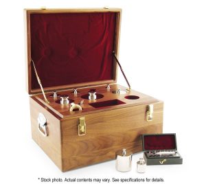 Rice Lake Weighing 20 kg - 1 g (41.11 kg) Precision Laboratory ASTM Class 2 Weight Set (5-2-2-1) with Accredited Certificate