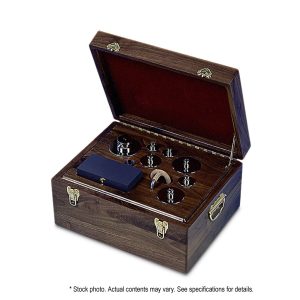 Rice Lake Weighing 10 lb - 1/32 oz (22 lb) Precision Laboratory ASTM Class 2 Weight Set with Accredited Certificate