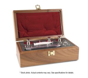 Rice Lake Weighing 200 g - 1 g (410 g) Precision Laboratory ASTM Class 2 Weight Set (5-2-2-1) with Accredited Certificate