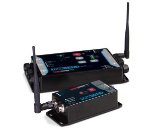 TranSend MSI-7000 Wireless Load Cell Interface System, four channel receiver to provide an analog output signal: 4-20 mA, 0-20 mA, 0-5 VDC, 0-10 VDC, ±5 VDC, ±10 VDC, includes three coil relays, RF 802.15.4, 2.4 GHz, 7-36 VDC power input (RLW-PN 159476)