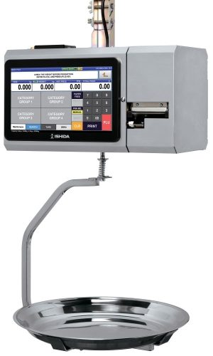 Ishida Uni-8 Hanging Dual Range Price Computing Scale with Printer and Color Touchscreen, 30 lb x 0.01 lb, NTEP approved