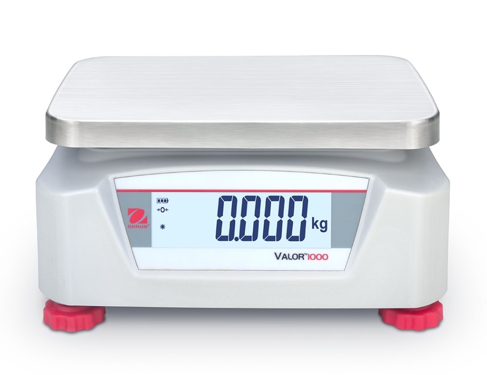 Ohaus V12P10T Valor 1000 Compact Bench Scale, 20 lb x 0.01 lb, NSF Certified, NTEP Approved