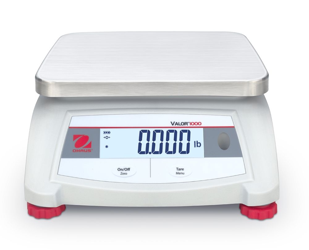 Ohaus V12P10T Valor 1000 Compact Bench Scale, 20 lb x 0.01 lb, NSF Certified, NTEP Approved