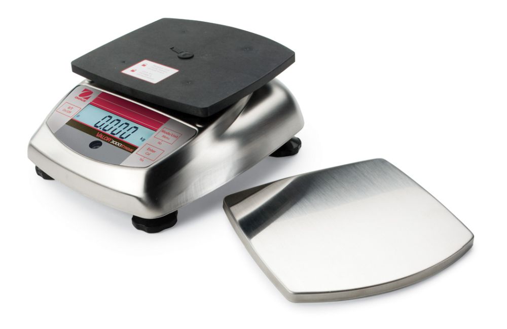 Ohaus V31XW6 Valor 3000 Compact Bench Scale, 6 kg x 2 g, NTEP Certified