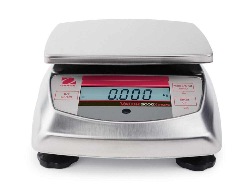 Ohaus V31XW6 Valor 3000 Compact Bench Scale, 6 kg x 2 g, NTEP Certified